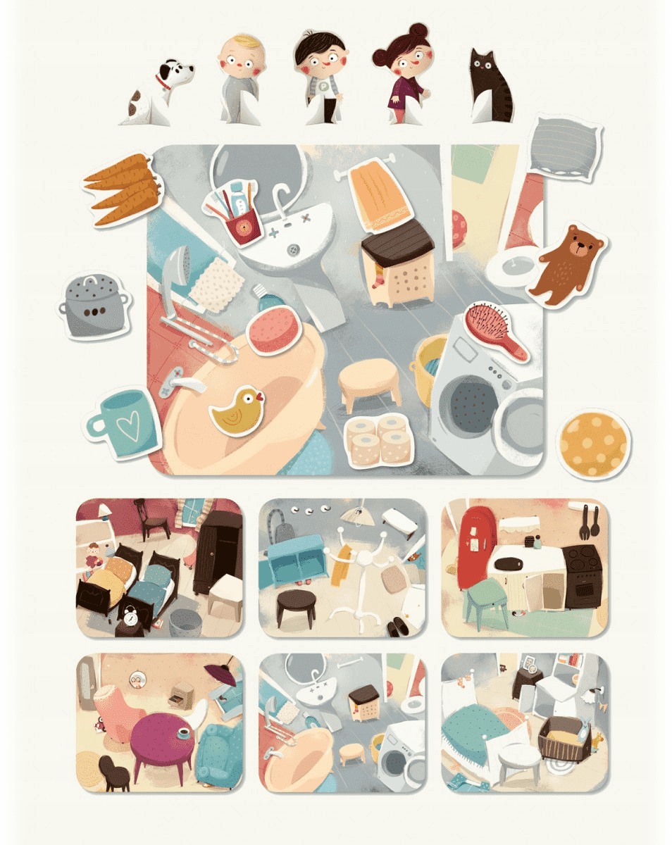 Gra Pucio: Gdzie to położyć? - Logopedyczna, 3+ | Nasza Księgarnia