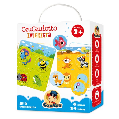 Bright Junior Media Zwierzęta CzuCzulotto Gra Pamięciowa 2+