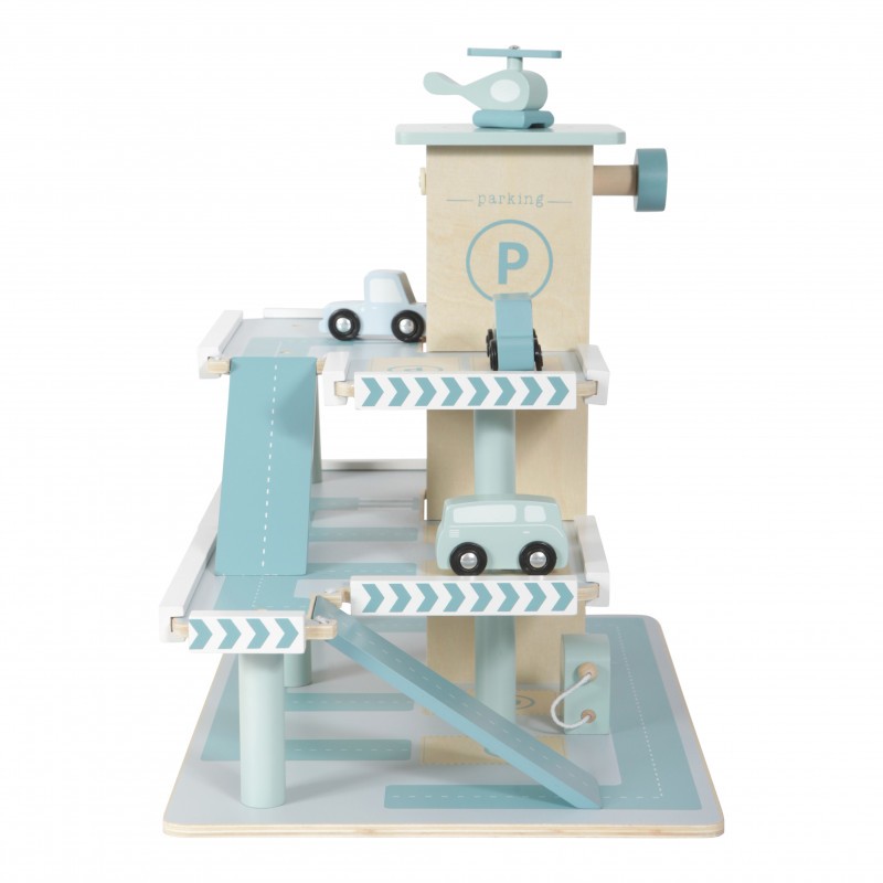 Little Dutch Drewniany Garaż Pastelowy 3+