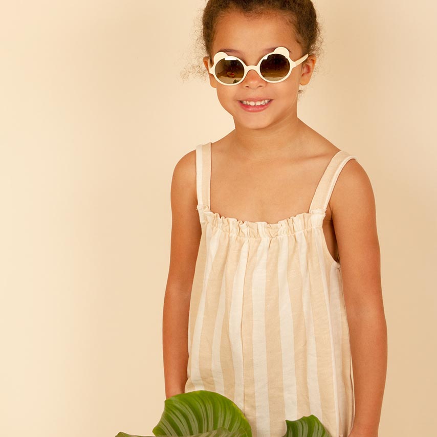 Ki ET LA Okulary przeciwsłoneczne Ourson Cream 2-4 lata