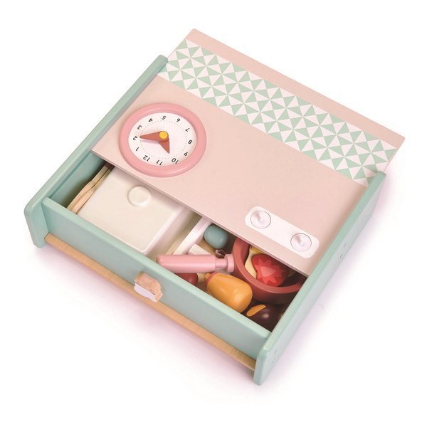 Tender Leaf Toys Przenośna Kuchnia Mini Chef Drewniana 3+