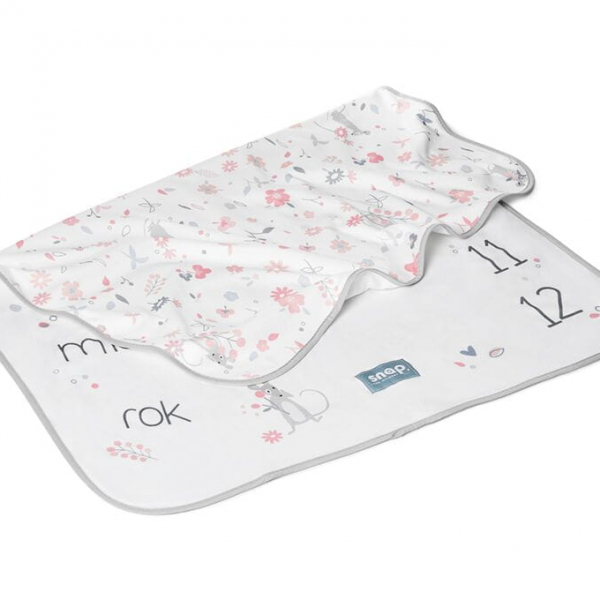 Snap the moment Foto-kocyk rosy white 0+