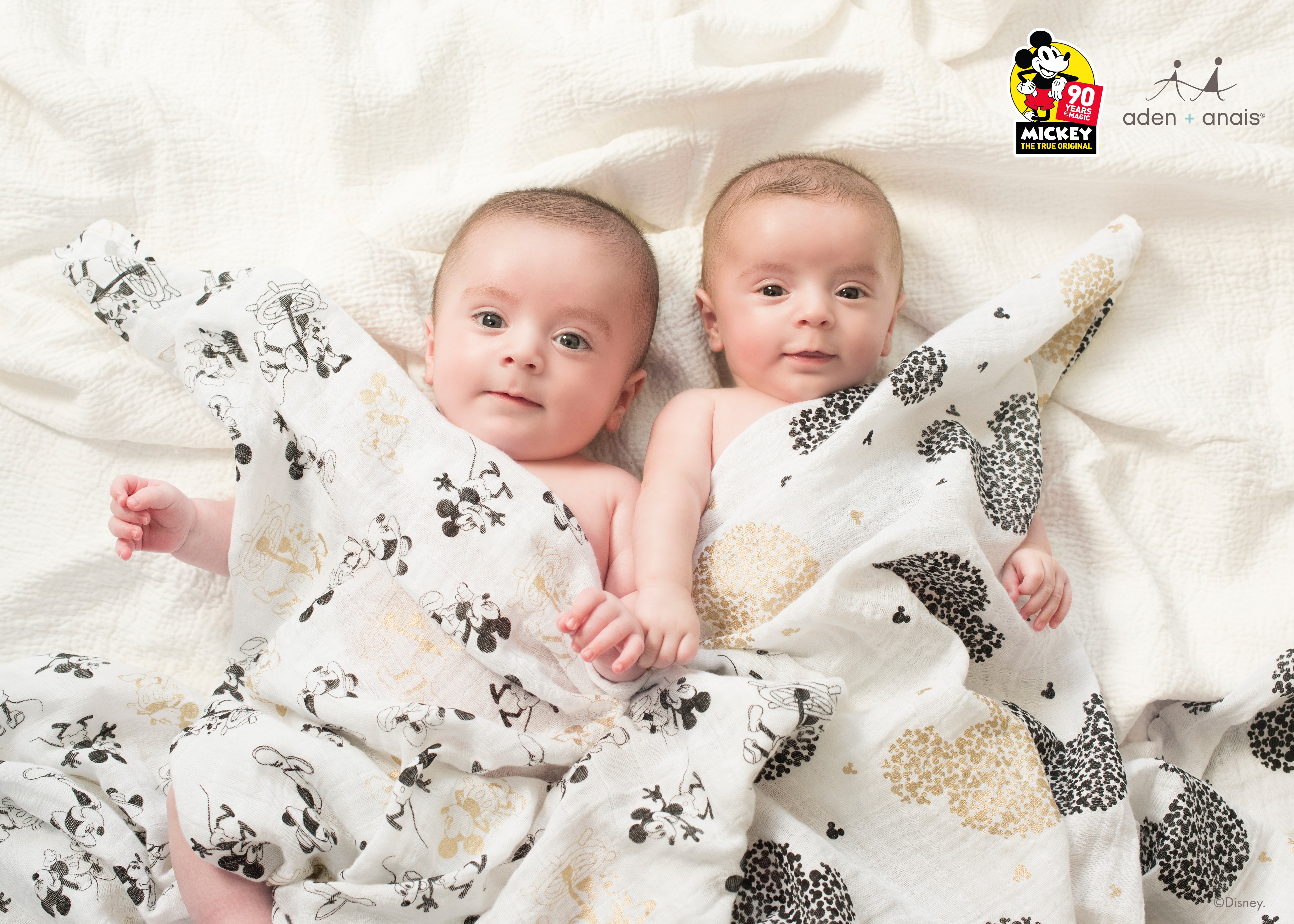 Aden + Anais Otulacze Muślinowe Mickey's 90th 3 szt. 0+