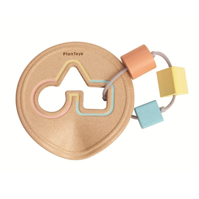 Plan Toys Pastelowy pierwszy sorter 12m+