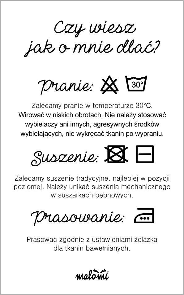 Malomi Poduszka Balon Grey Washed Cotton 40×50 cm