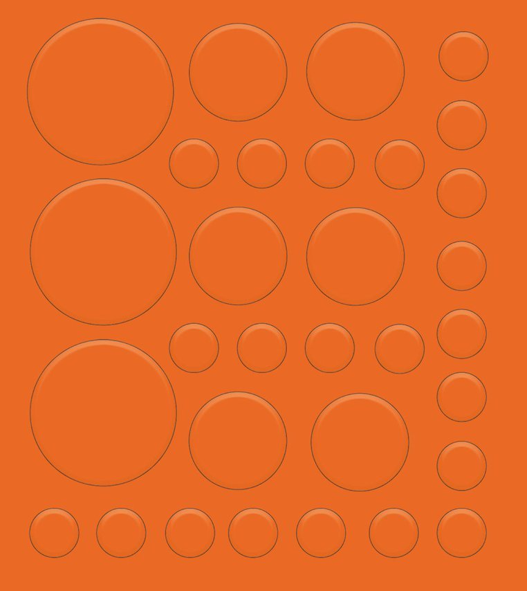 Janod Zestaw kreatywny Okrągłe naklejki Wiosna 3+