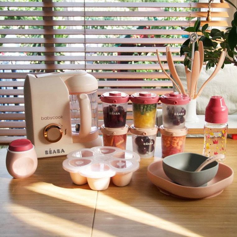 Beaba Miseczka Silikonowa z Przyssawką Szara 