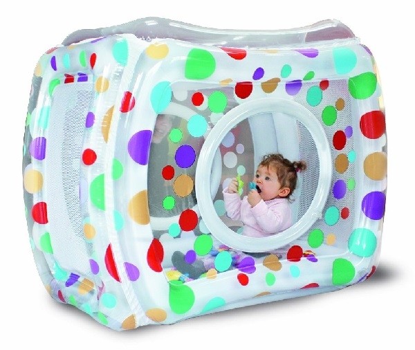 Basen piłeczkowy Kropki Ludi - nadmuchiwany 0+ | Ludi