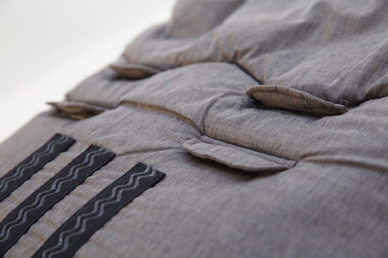 Voksi Śpiworek do wózka Urban Metaliczny Melange | 0+