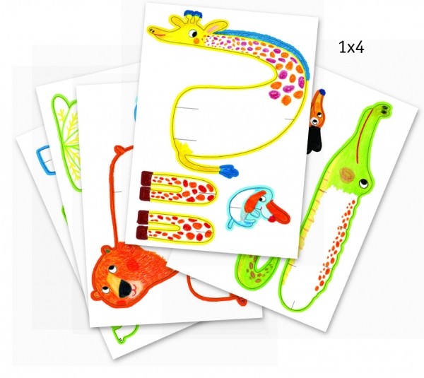 Djeco Zestaw artystyczny Przyjaciele Składanki 3+