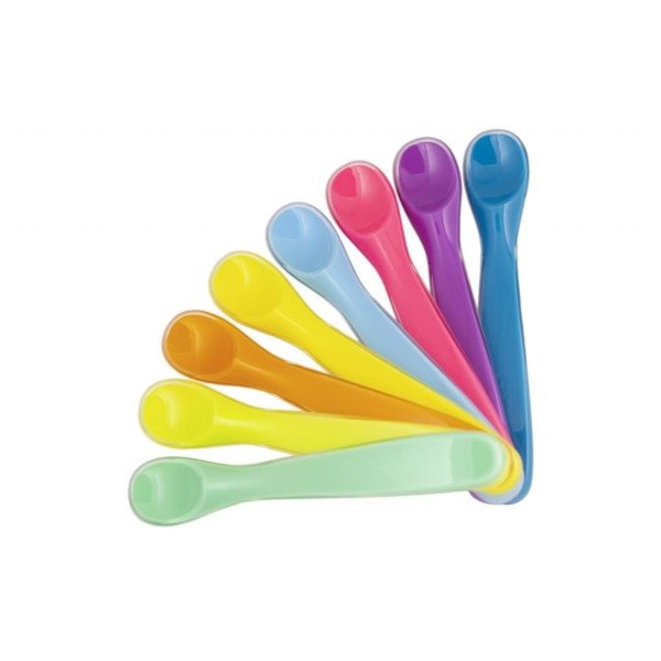 Spuni Łyżeczki do karmienia Poziom 2 6m+ Oops! Orange / Bouncing Blue