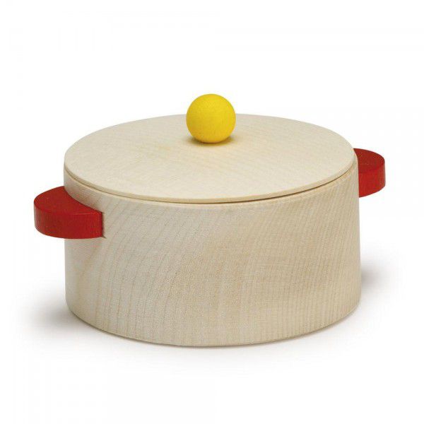 Erzi Garnek Drewniany Akcesoria Kuchenne 3+