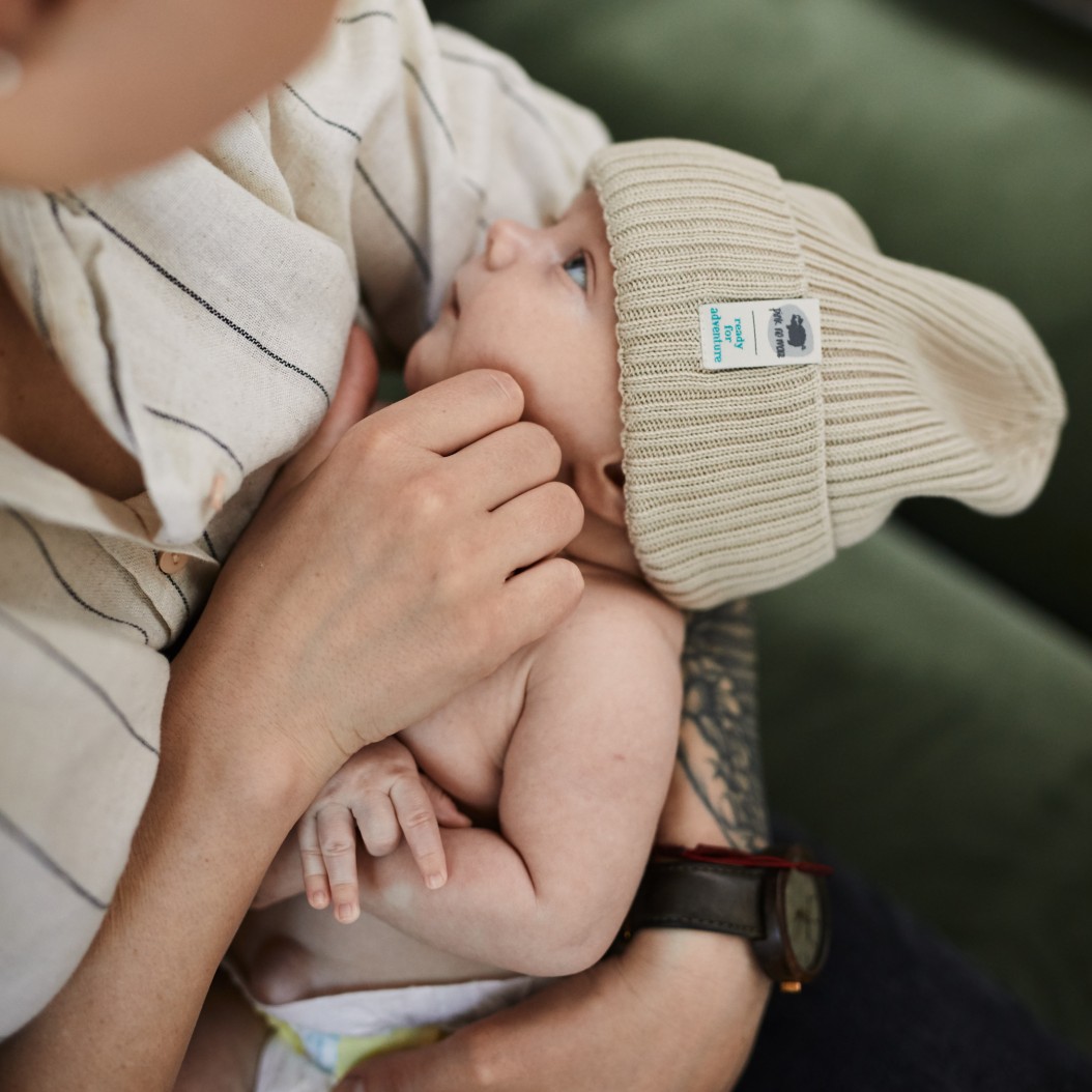 Pink No More Czapka Beanie 0-24m Zielona