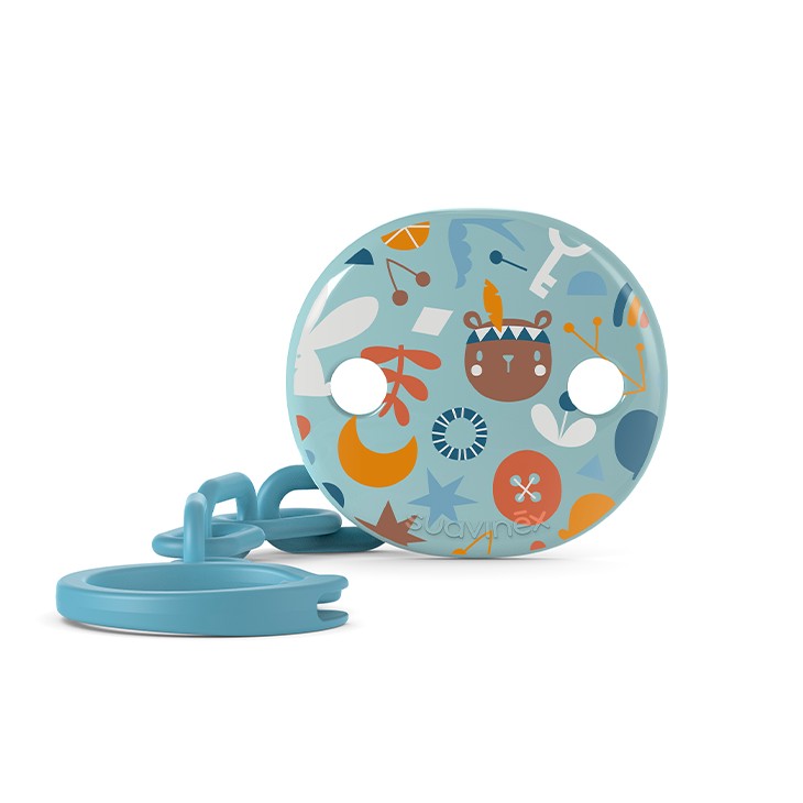 Suavinex, Klip do smoczka Forest - niebieski