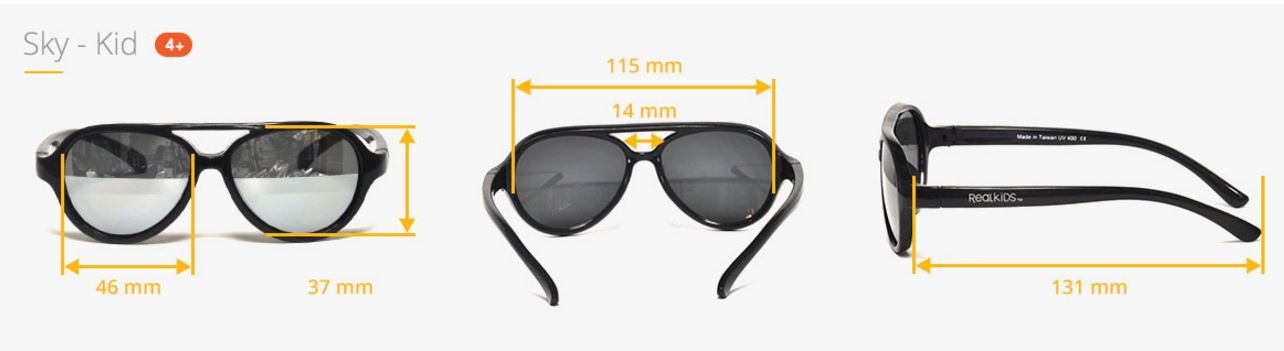 Real Kids Okulary przeciwsłoneczne Sky 4-7 lat Light Pink