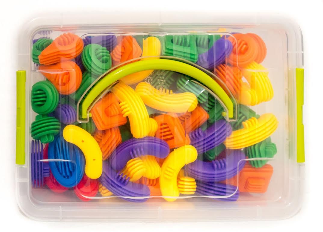 Duże Magiczne Klocki Edukacyjne 1+ | Drewniane