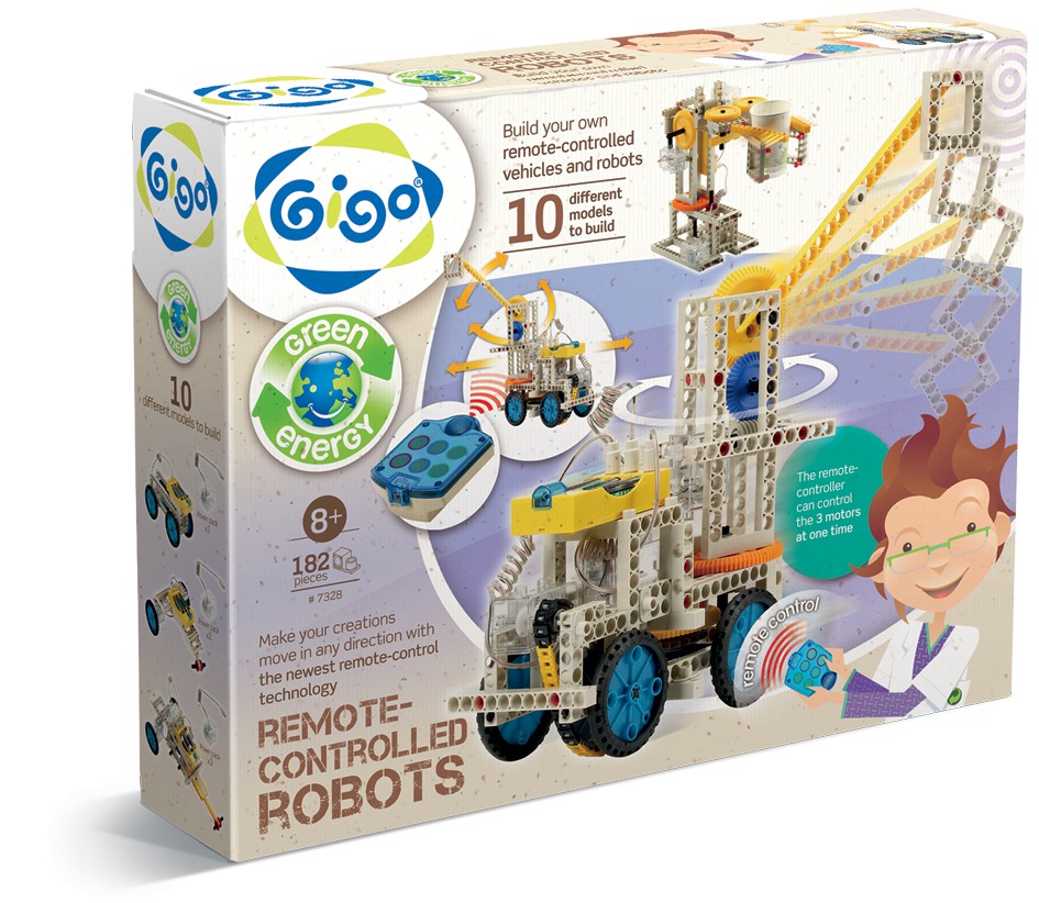 GIGO Robot Zdalnie Sterowany 182el. 8+