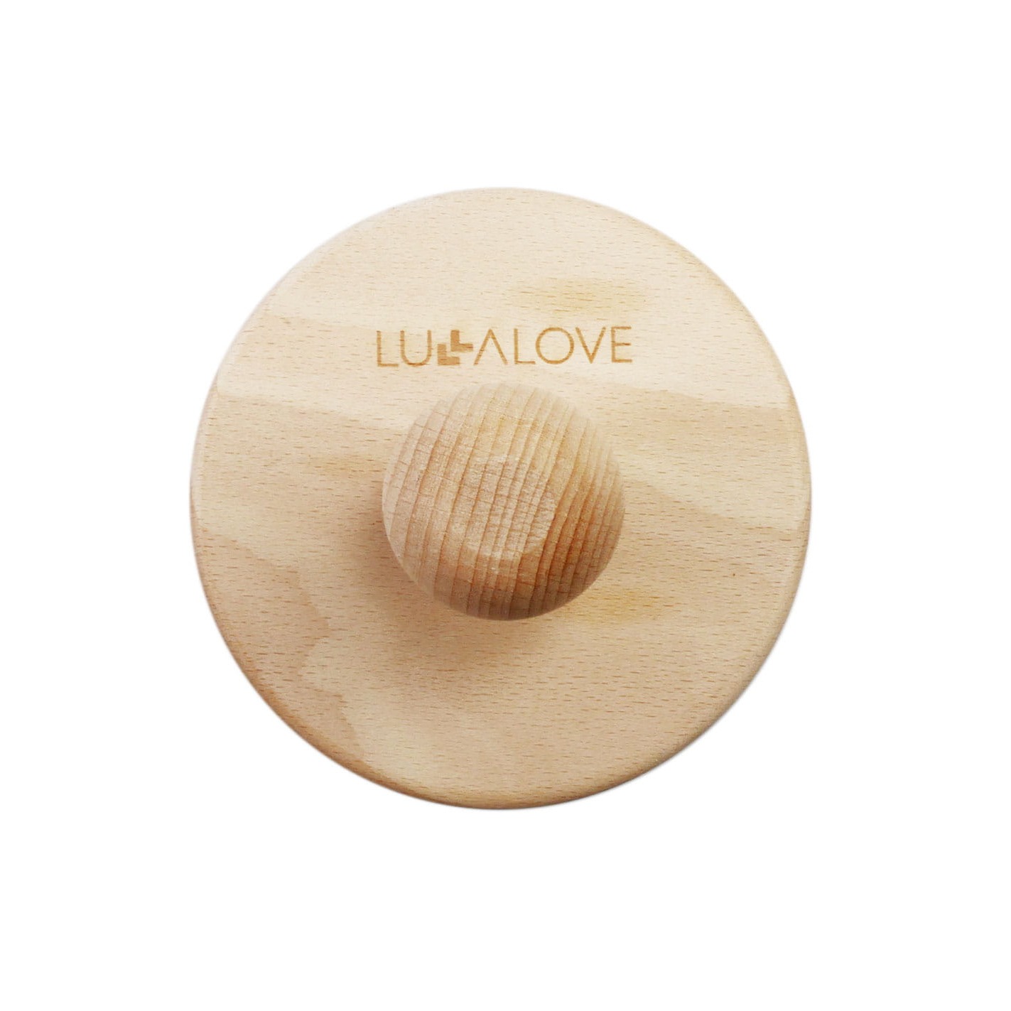 Lullalove, Ostra, okrągła szczotka do szczotkowania ciała - kokos