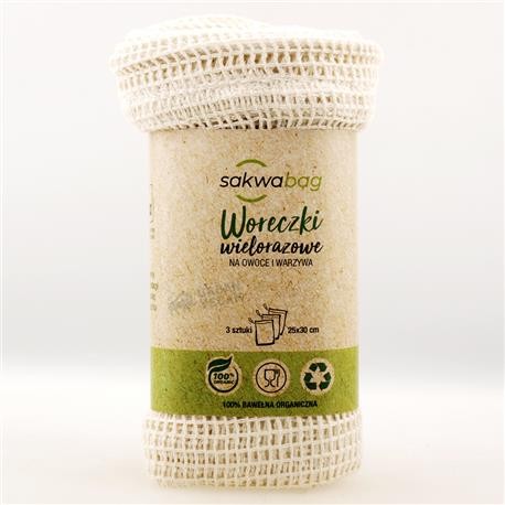 Sakwabag Torba Ekologiczna Zero Waste Długie Uszy 60cm