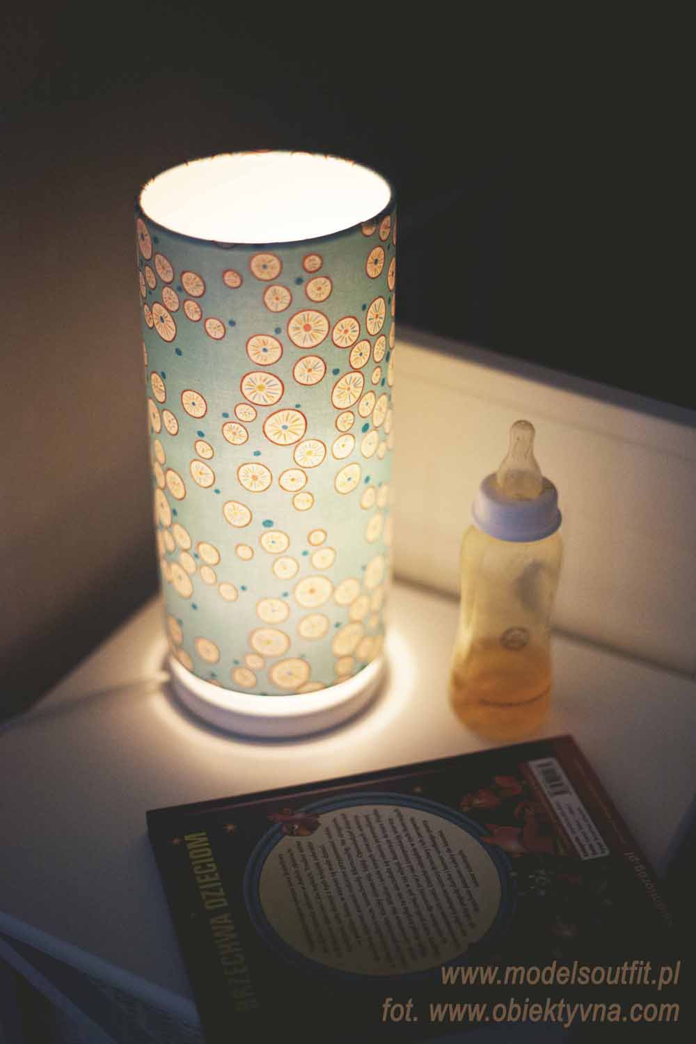 Lamps&Co Lampka Nocna Transport ze Ściemniaczem 32cm