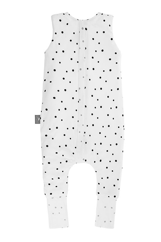 Sleepee Śpiworek z nóżkami Szare/Czarne Kropki M (3-4 lata)