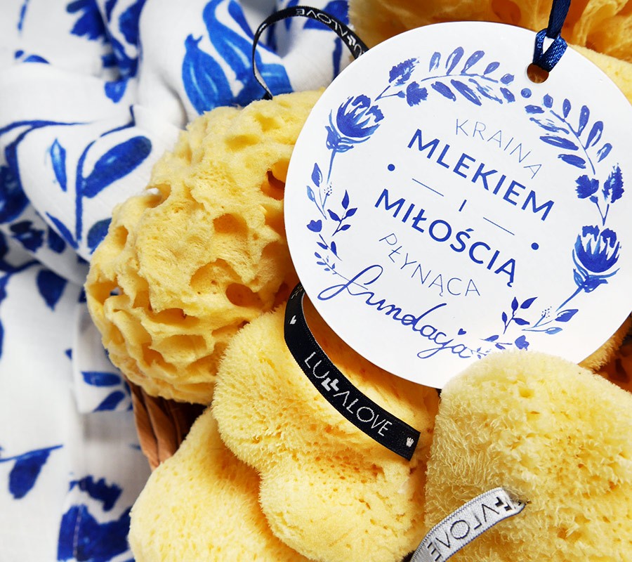 Lullalove Gąbeczka Morska + Myjka Muślinowa - Demakijaż 18+