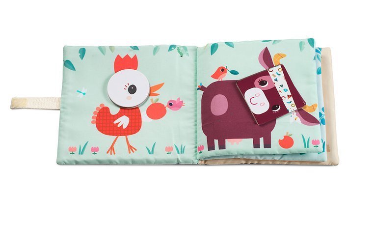 Lilliputiens Miękka książeczka nauka kształtów 18m+