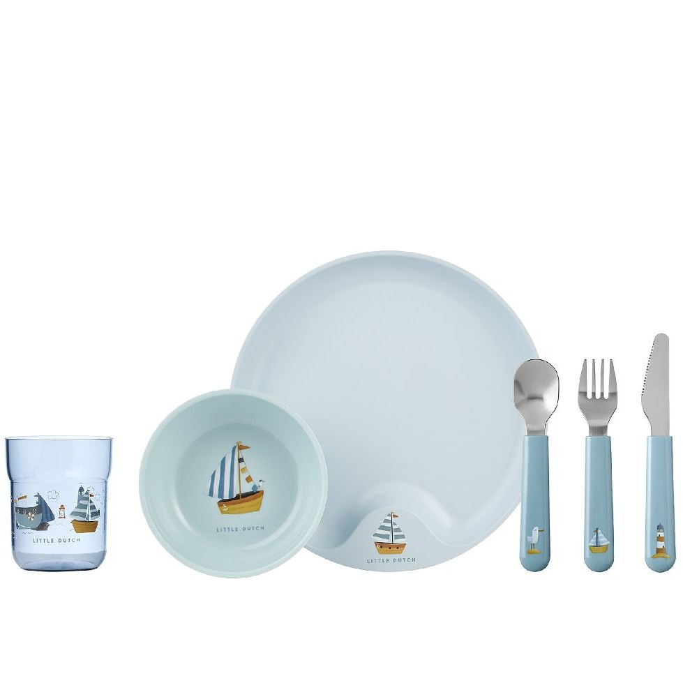 Little Dutch Zestaw do karmienia Mio Sailors Bay 6 el. 12m+