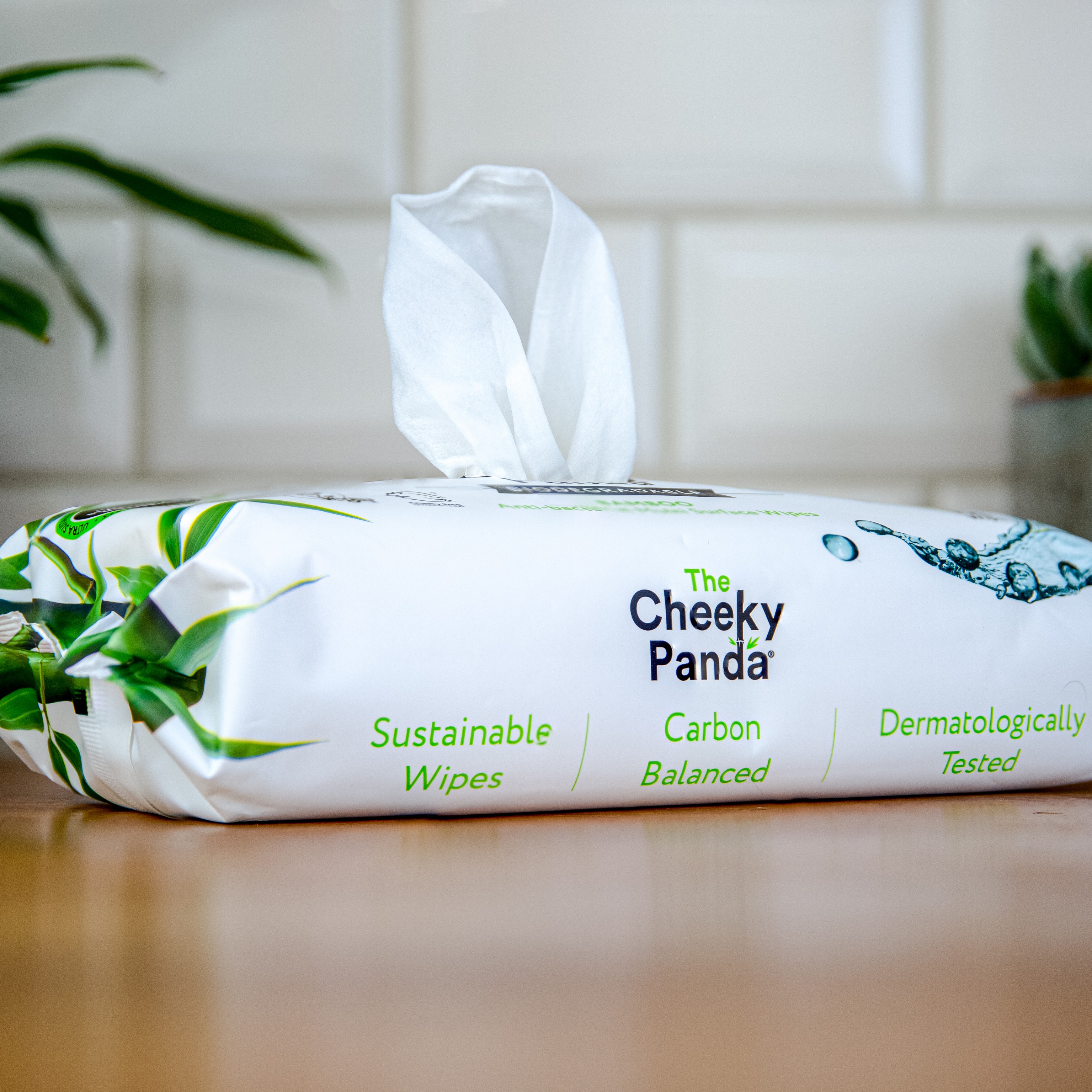 Cheeky Panda Chusteczki Antybakteryjne Bambusowe 100 szt.