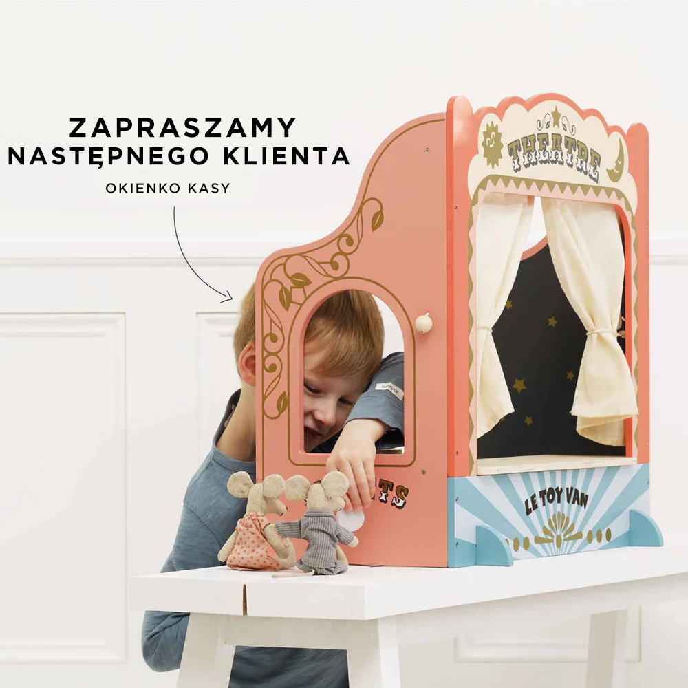Le Toy Van – Drewniany teatr lalek FSC dla dzieci 3+