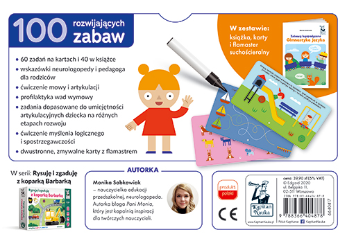 Gimnastyka Języka Kapitan Nauka Logopedyczne Zabawy 3+