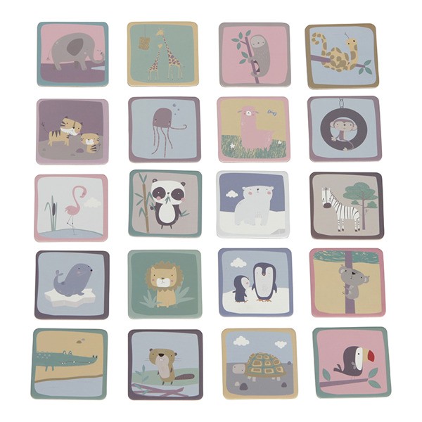 Little Dutch Memory Zoo Gra Pamięciowa 3+