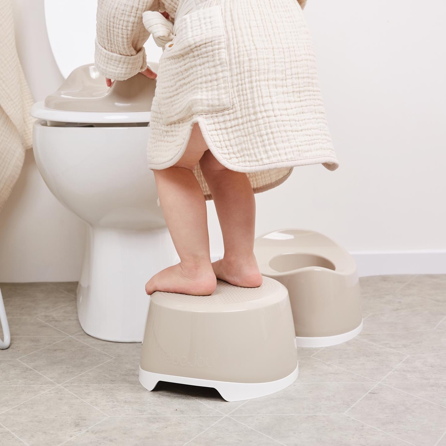 Bebe-Jou Nakładka na sedes treningowa Taupe 1+