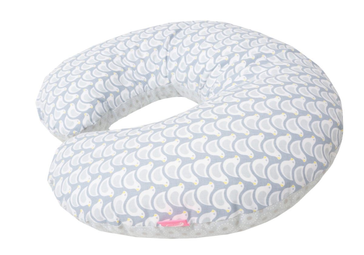 Motherhood Poduszka Fasolka Orkiszowa Niebieskie Ptaszki