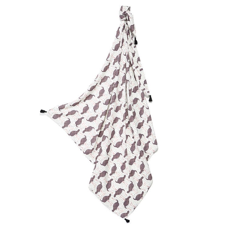 La Millou Otulacz Bambusowy Mgiełka Fringe King Size | 0+