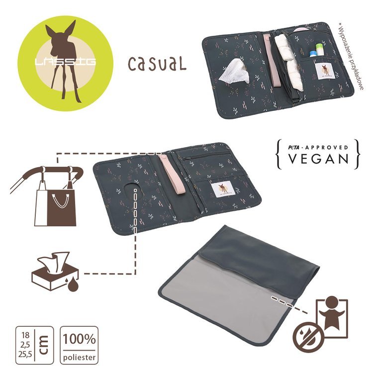 Lassig Przewijak Podróżny Blobs Forest z Etui 0+