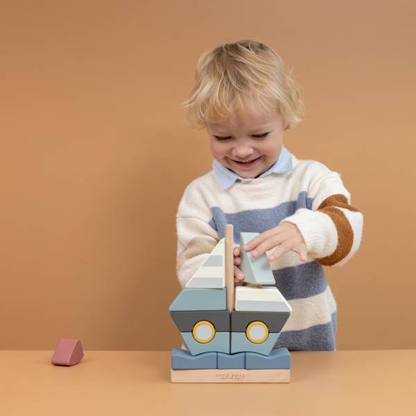 Little Dutch Łódeczka do układania 14el 1+