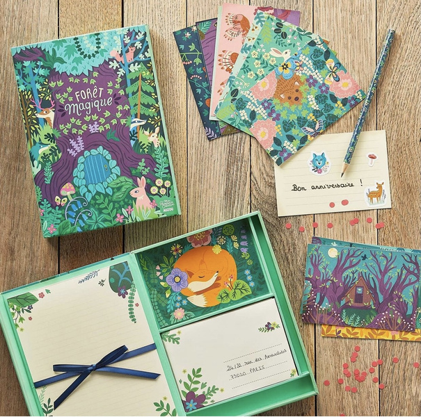 Auzou Zestaw Papeterii Magiczny Las 6+