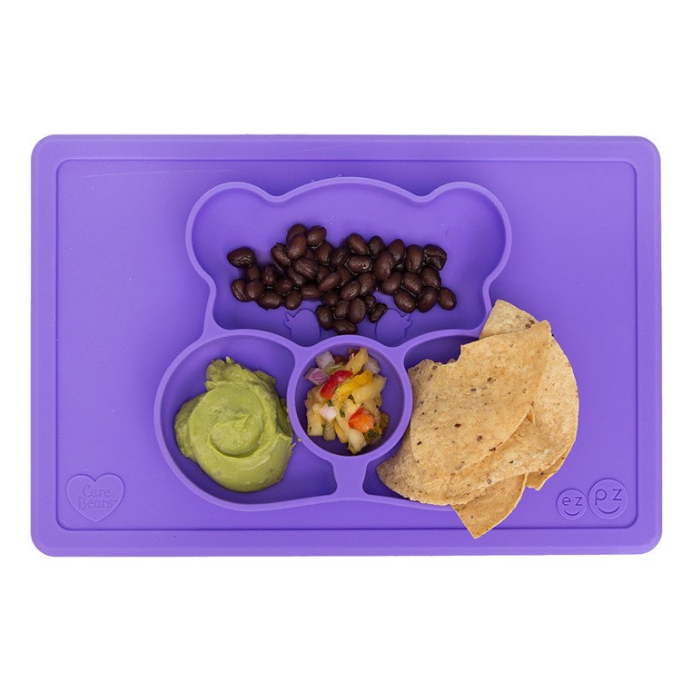 EZPZ Talerzyk z podkładką 2w1 Care Bears™ Mat 4+ miesiące
