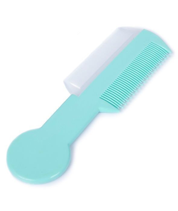 Poupy Grzebień do Włosów Miękkie/Twarde Ząbki Turkusowy 0m+