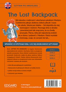 Książka "Zagubiony plecak" Czytam po angielsku 6+ | Bulent Akman