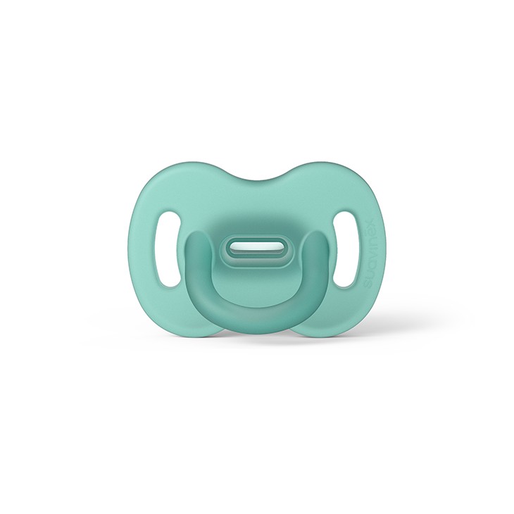 Suavinex, Smoczek 100% silikonowy fizjologiczny SX PRO 6-18M - zielony