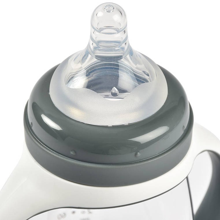 Beaba Butelka treningowa 2w1 Tritan 210ml Mineral grey 6m+