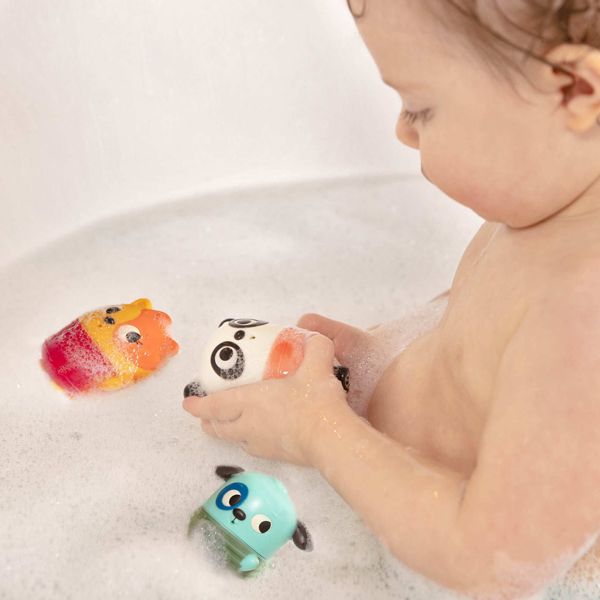 Btoys Zwierzaki do kąpieli 3 szt. zmieniające kolor 6m+