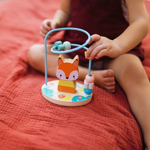 Janod Pętla edukacyjna Lisek Pure 12-36m