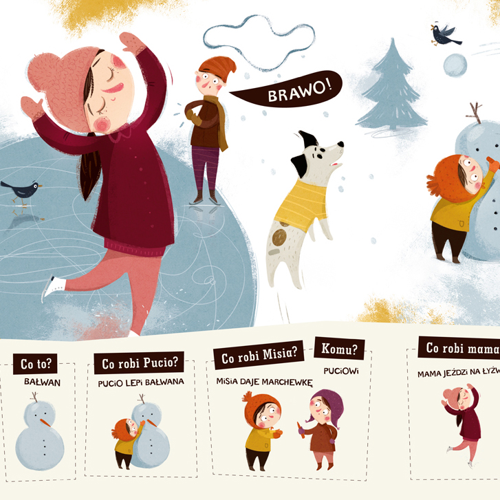 Pucio i ćwiczenia z mówienia - nauka słów i zdań