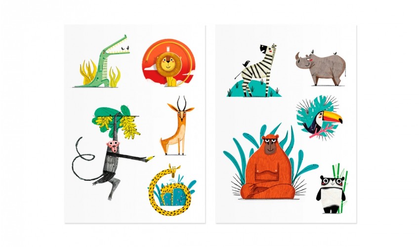 Londji Tatuaże Dżungla 3+