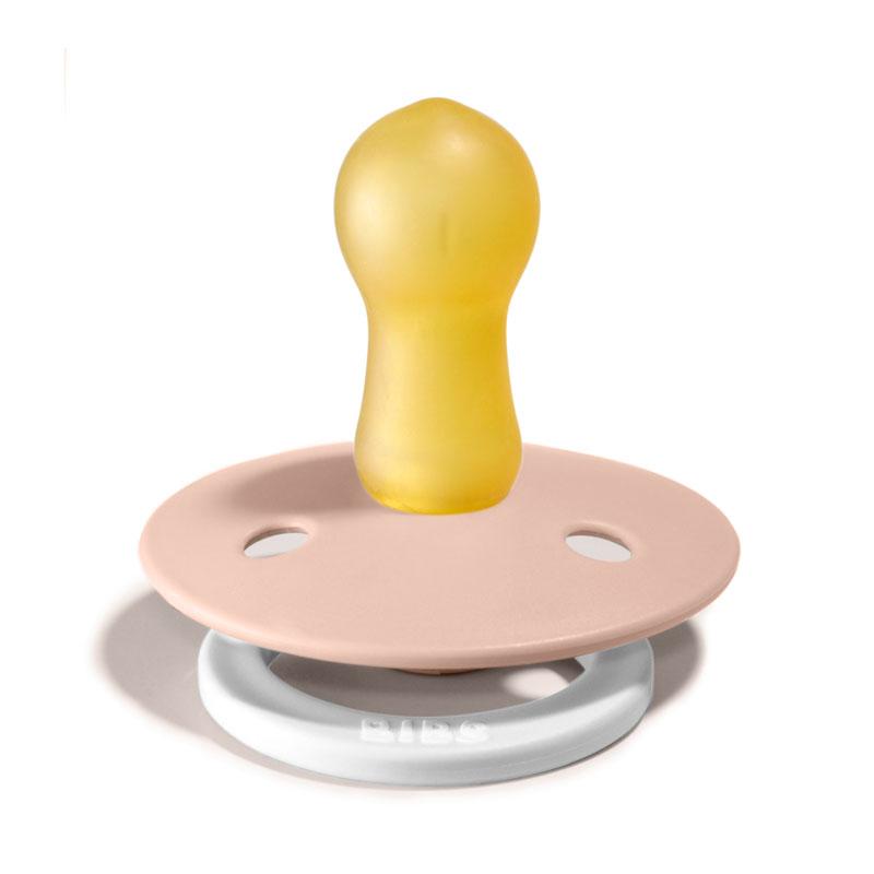 Bibs, 2-Pack Blush Night & Vanila Night S Smoczek uspokajający kauczuk Hevea