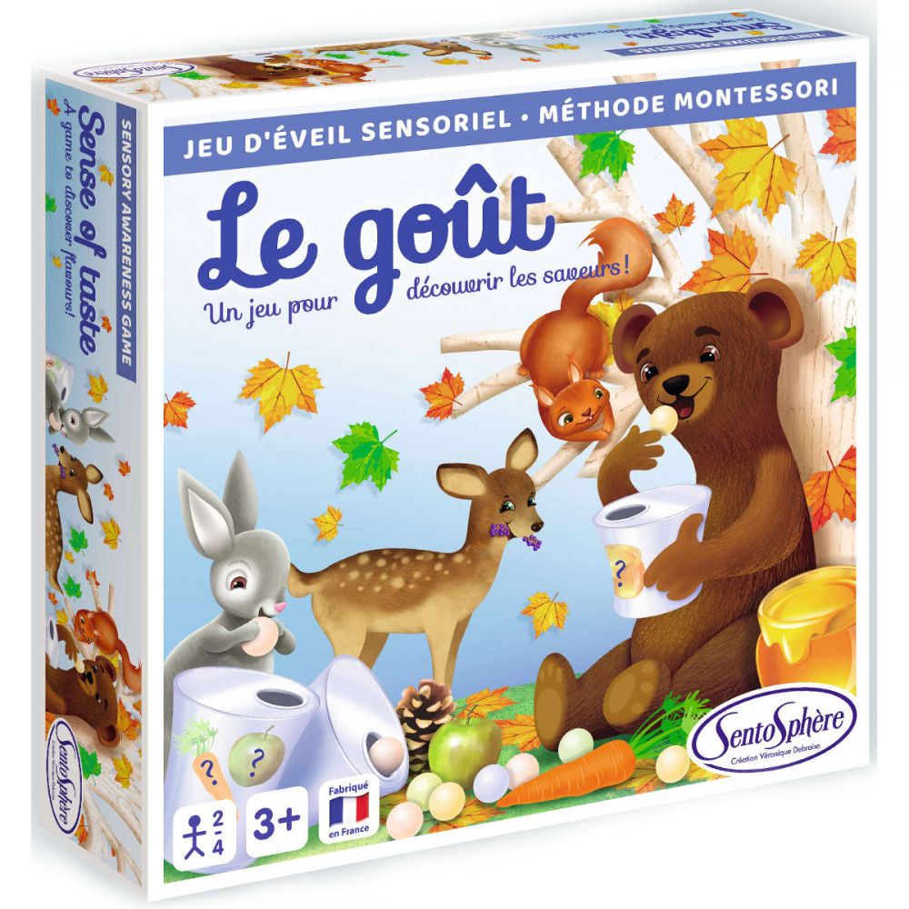 SentoSphere Gra sensoryczna Smak Montessori 4+