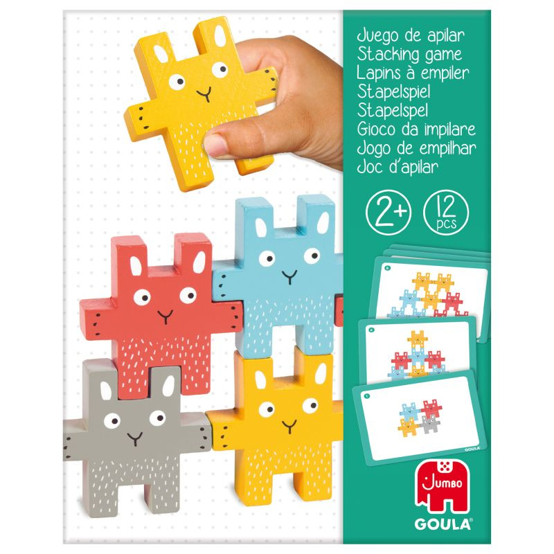 Goula Gra Układanie wieży 2+ Edukacyjna